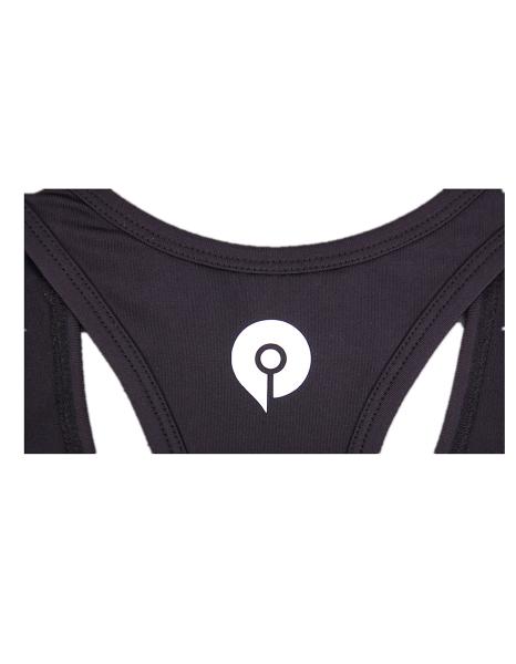 CPG Global 2017 Spring Summer Women's Raceback Stretched Breathable Black Sport Bra Yoga Workout Fitness Top W133