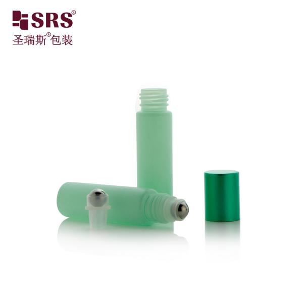 Glass Roll on Bottle with Metal Ball Leak Proof Design Color Customization Available