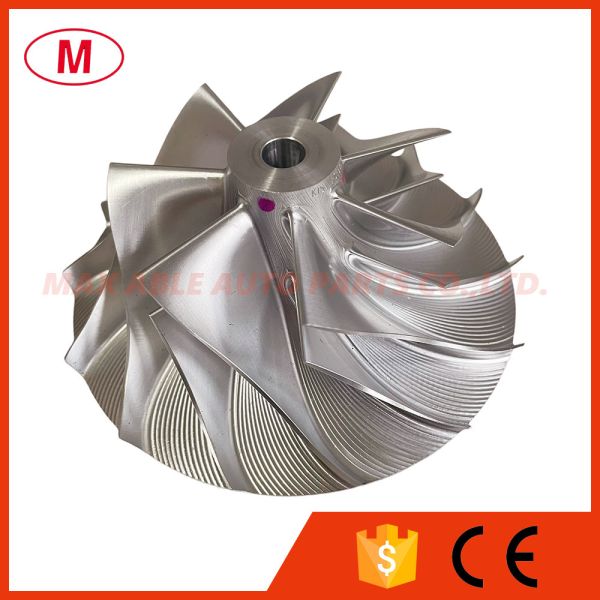 HX50 68.55/99.01mm 7+7 blades milling/aluminum 2618/billet compressor wheel