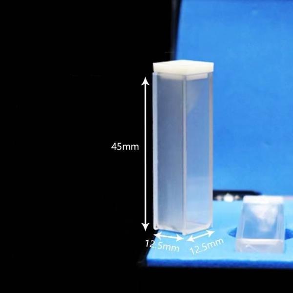 Corrosion-resistant and highly transparent quartz cuvettes are used in spectrometers and spectrophotometers