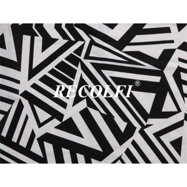 Simple Stripe Design Print Women'S Activewear Fabric Eco Friendly Nylon Material