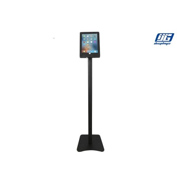 Vertical IPad Display Stand , Indoor Aluminum Ipad Display Holder Bent Pole