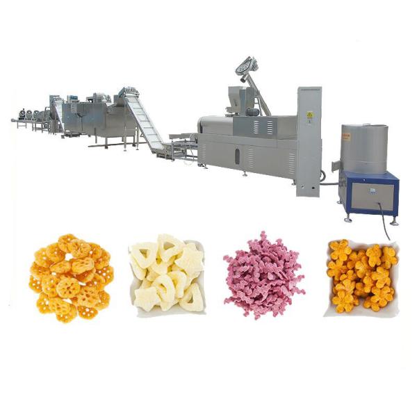 Máquina de pufar de 40 kg/h para produção de deliciosos arroz pufado e snacks de milho