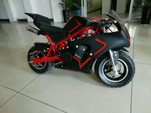 49cc ATV gas:oil=25:1, 2-stroke,single cylinder.air-cooled.pull start,good quality