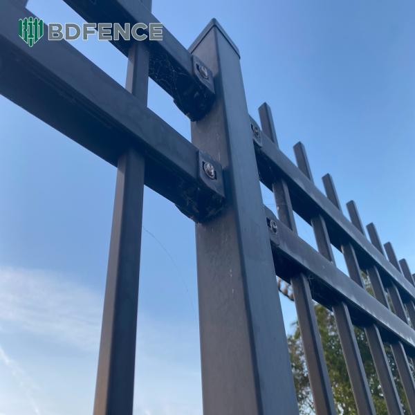 Customizable Modern Aluminum Tubular Steel Guardrails-Eco-Friendly Water Resistant Anti-Theft Security Fencing Powder Coated