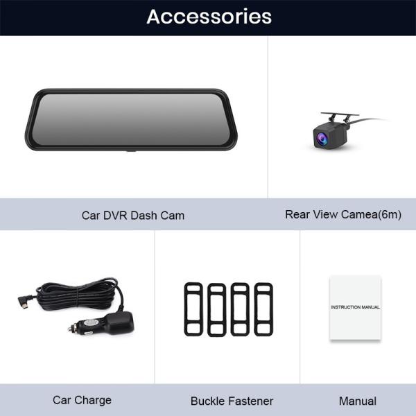 режим видеокамеры ФХД 1080П видеокамеры автомобиля голосового управления 32ГБ стоянка ИП57 водоустойчивый