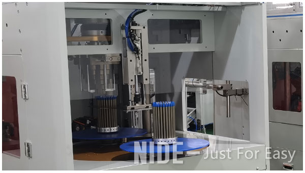 Two Station Automatic Stator Coil Winding Machine On Stator Production Assembly Line