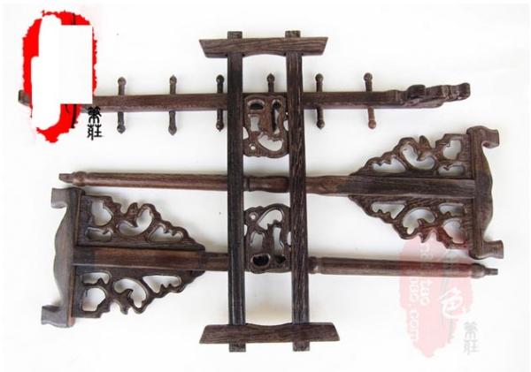 Chinese calligraphy brush pen holder brush pen stand wooden pen rack stand pen kits