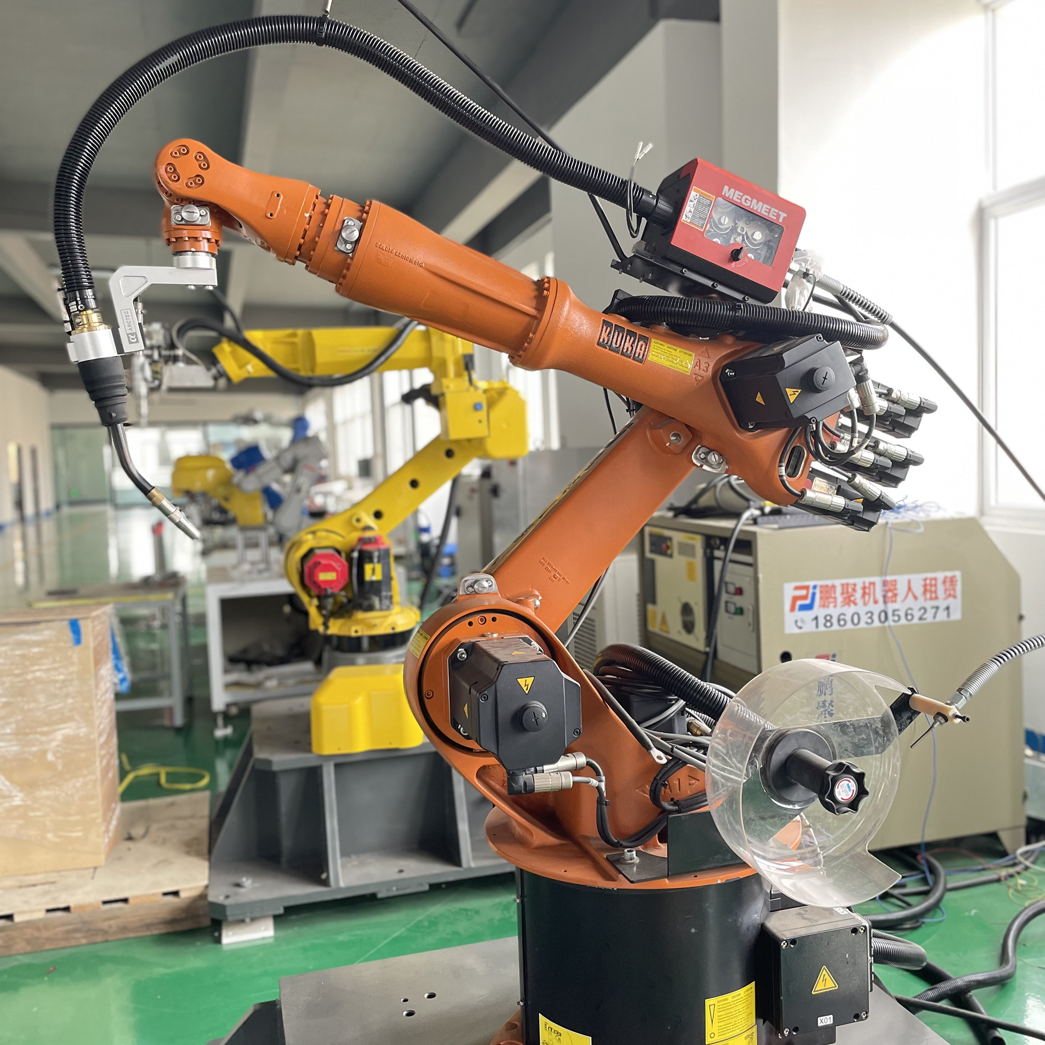 Kuka использовало манипулятора оси универсалии 6 промышленного робота KR16 KR16L6