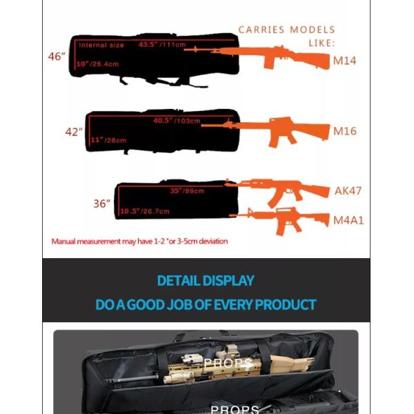 рюкзак водоустойчивое Xinxing сумки оружия двойной винтовки 600D Оксфорда тактический