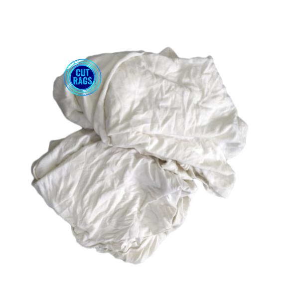 High absorbency 100% Cotton White wiping Rags Industrial Cleaning cotton rag t shirt rags for water and oil