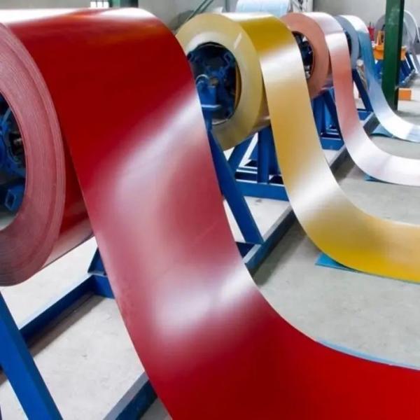 600-1250mm PPGI Galvanized Roofing Sheet Coil ID 508 / 610mm