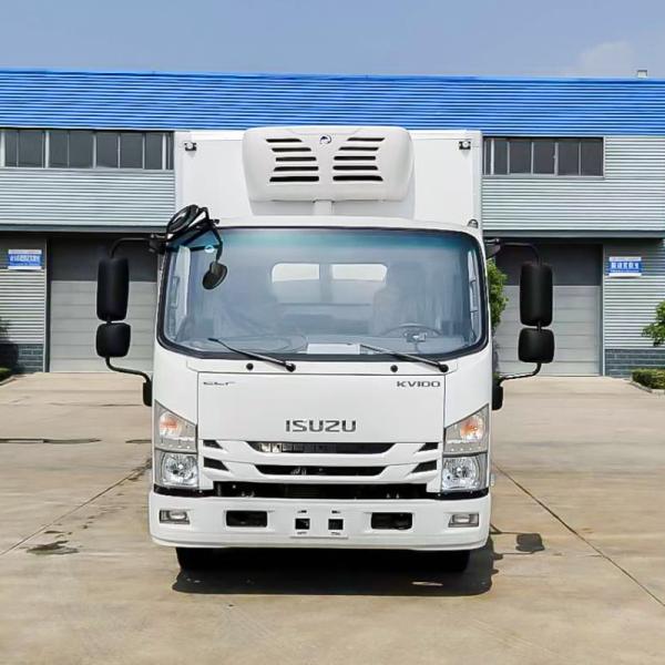 Manual Transmission Type Isuzu 4*2 Diesel Refrigerated Truck for Small Refrigerated Box Van and Refrigerator Transport