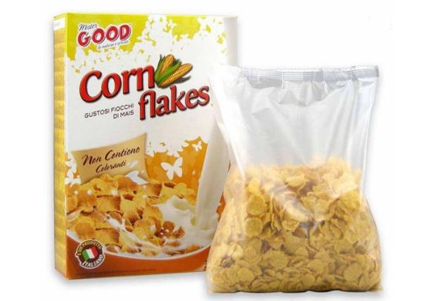 Máquina de empacotamento vertical do filme de alumínio para o cereal/doces dos flocos de milho