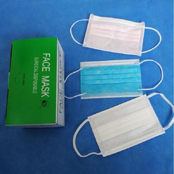 3 Ply 2 Ply Disposable Medical Mask / Non Woven Medical Mouth Cover