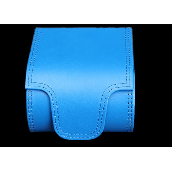 Голубая коробка дозора женщин картона с шить Дурабле 110 * 110 * 80мм подарка упаковывая