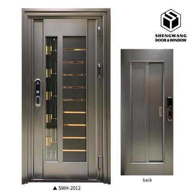 MDF Fireproof Buiding Aluminium Doors  Interior Safety Fire Rated Door