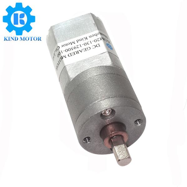 12v Micro DC Geared Motor 20Dx41L 5500 Rpm With Extended 4mm Shaft
