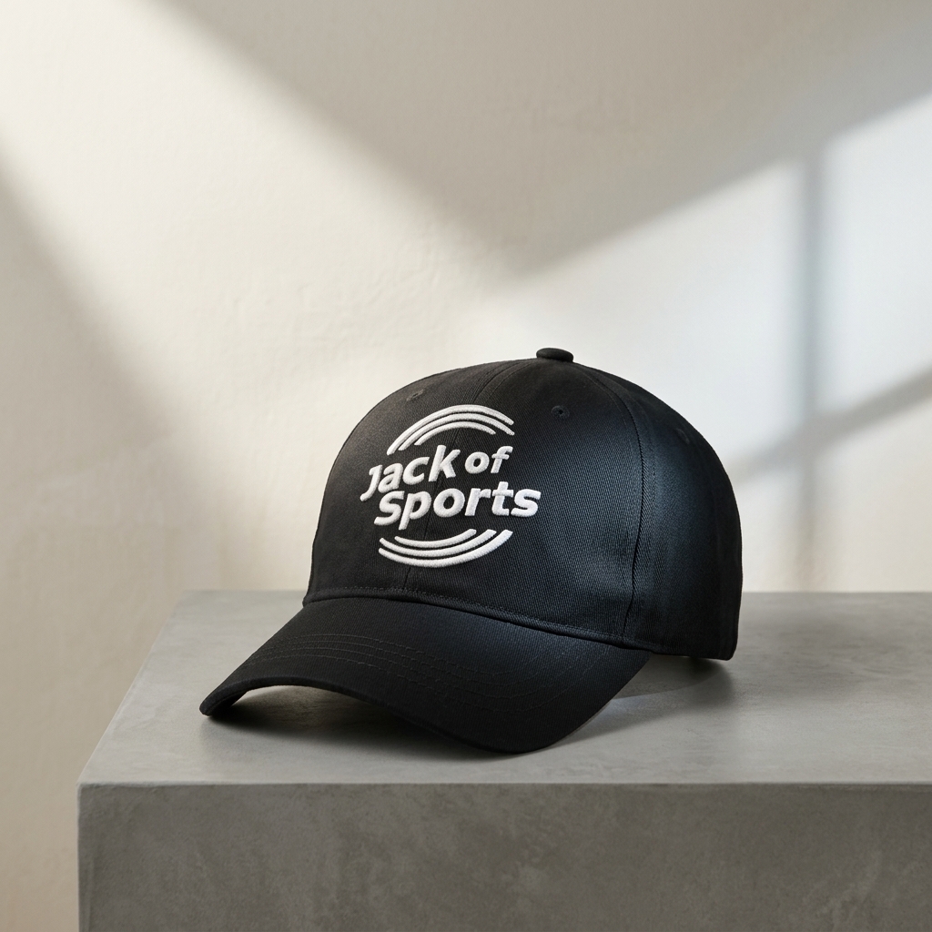 Custom Cotton Six Panel Baseball Cap Structured Crown Embroidery Logo Design