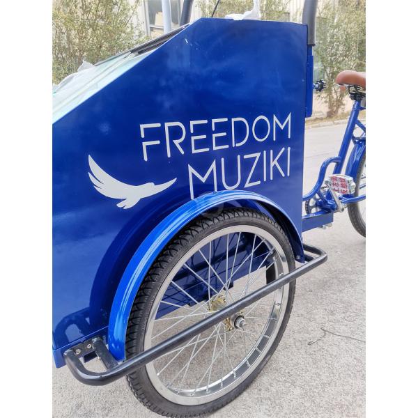 Street Snack Sales with Customized Cooking Equipments on 3 Wheel Electric Food Cart