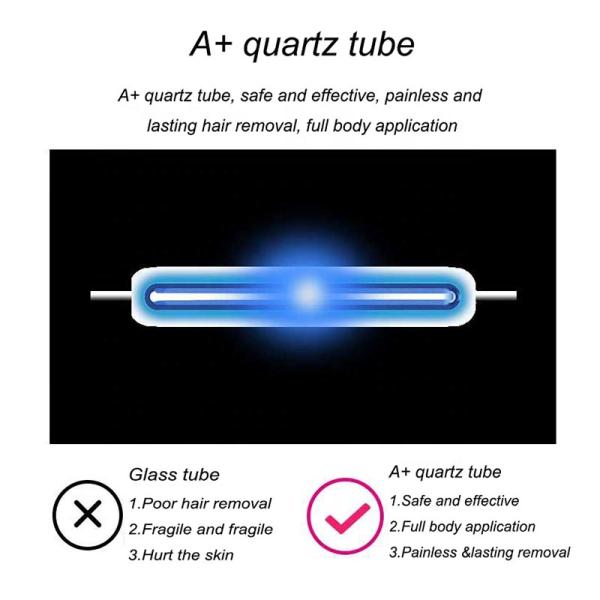 Painless Mini Hair Removal Machine Home Laser Hair Removal Systems 499000 Times