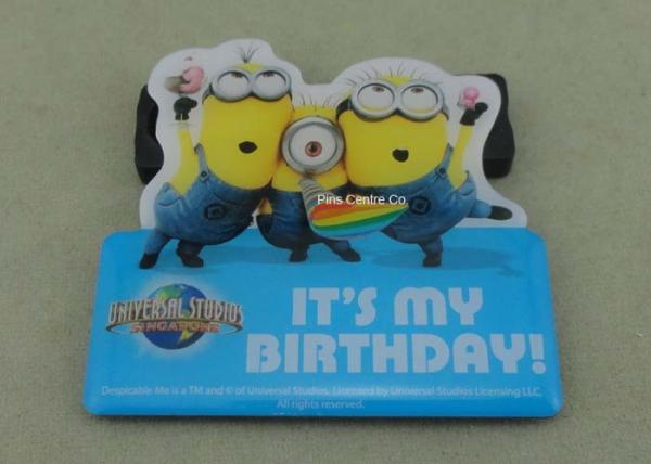 Cute Fridge Magnet Printing Souvenir Badges with Enamel Emblem And Military Pin