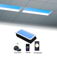 調色・調光機能付き40W LEDシーリングライトパネル、スマートアプリ＆DIYモード搭載