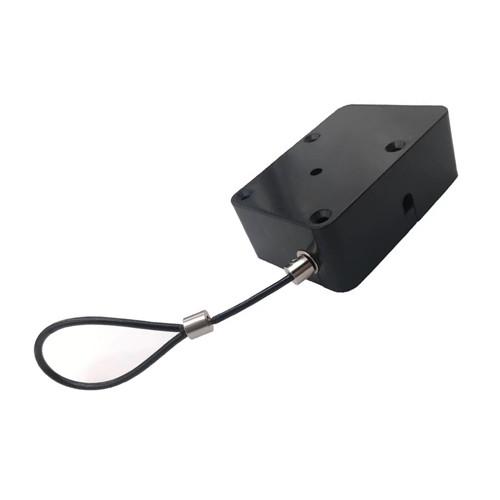Cubic Shaped Security Recoiler 3 Outlets Anti Theft Cable Retracting Pull Box