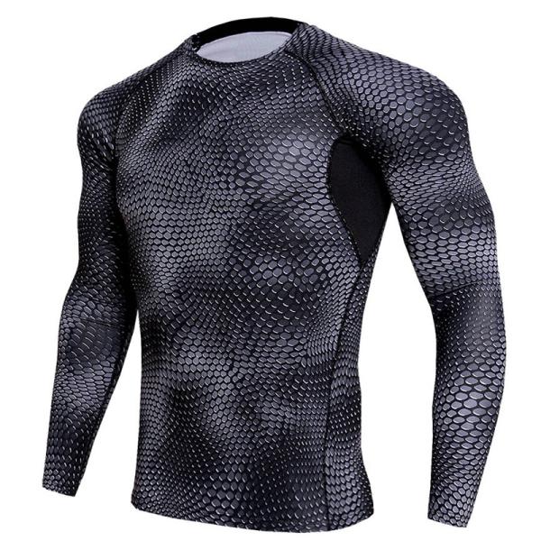 Plus Size  Custom Rash Guard Long Sleeve Anti Bacterial Breathable Cloth Material