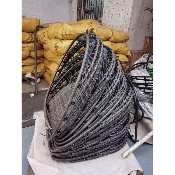 Deep Cushion Outdoor Swing Balcony Hanging Baskets for Customized Size Hotel Leisure