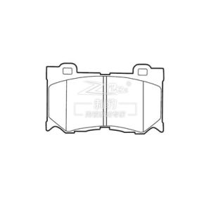 Lexus LS460 Pad de freno cerámico D1282, Advics Sistema de freno OEM 04465-0W110