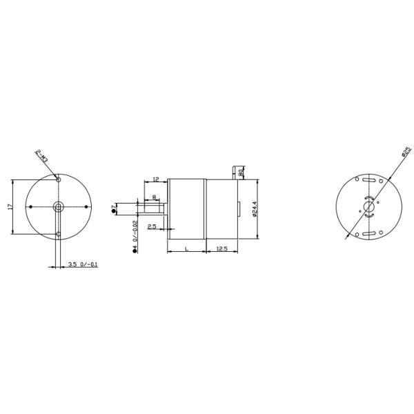 25mm Metal 300 Mini DC Motor With Gearbox Mini Worm Gear Motor Speed Reducer Motor
