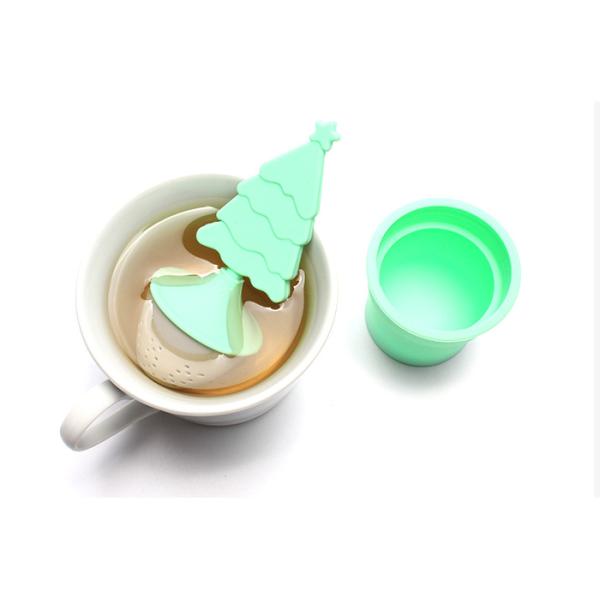 Christmas Tree Shaped Silicone Loose Leaf Tea Infuser 25g 11.5x5.5x5.5cm