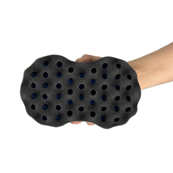 8 Shape Hair Sponge Twist Small 9mm Hole Curl Sponge Brush PU+EVA