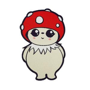 Cute Woven Logo Patch Needle Loom Weaving Cartoon Patches For Clothes