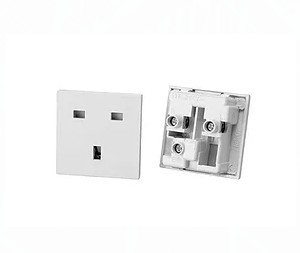White Or Black PC Wall Argentina Electrical Sockets 3 Poles Female Round Single Power Outlet 10A 250V Grounded 2500W