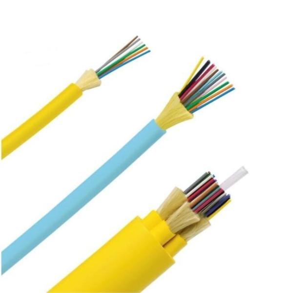 Small Diameter Multi Core Micro Fiber Cable 9.0mm SM Fiber Optic Breakout Cable