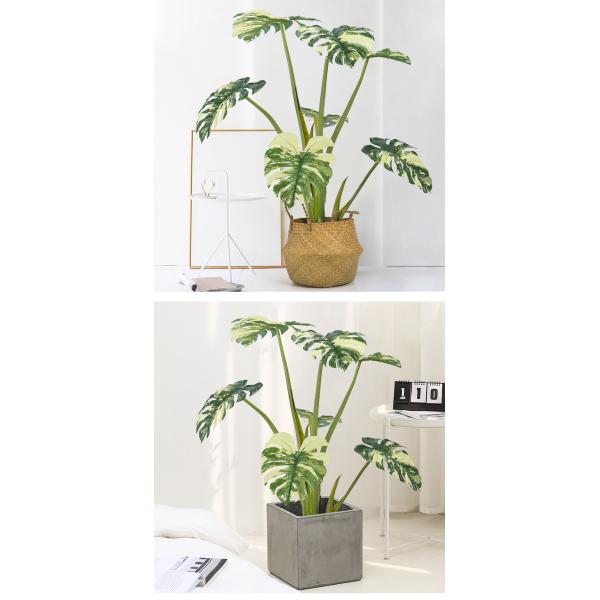 80cm Artificial Monstera Potted Plant No Nursing Low Maintenance