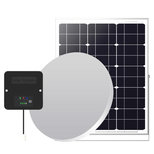 3W Energy Box Residential Solar Ceiling Lighting System with Switch Control Bulb 180mm