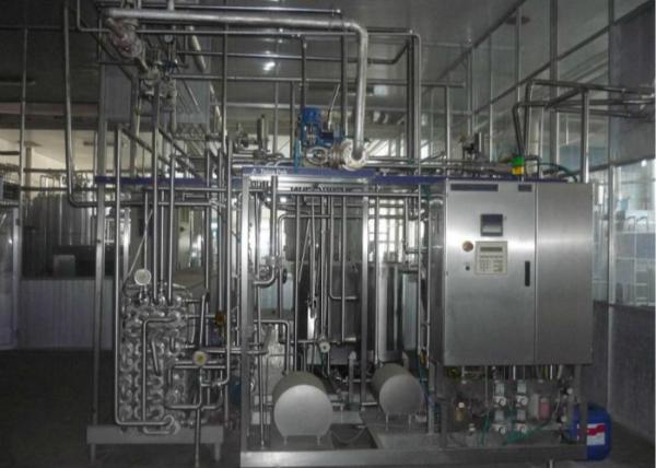 Pillow - Shape Packaged Dairy Production Line , Milk Products Manufacturing Machines