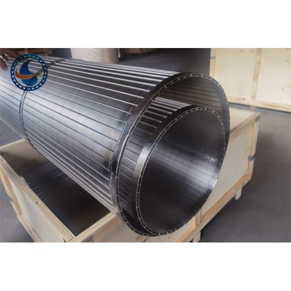 Bucket Type Stainless Steel 316l Grade Wedge Wire Filter Element OD 200mm