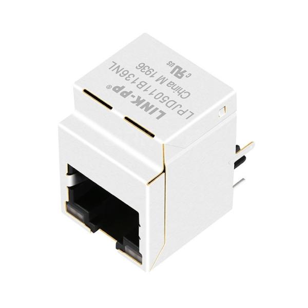 Halo HFJV1-E2450-L78RL Compatible LINK-PP LPJD5011B136NL 10/100Base-T Green&Orange/Orange&Green LED Vertical rj45 surface mount network jack