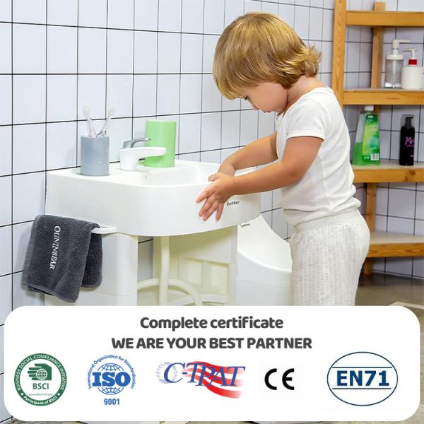 Simulated Baby Bathroom Hand Washing Basin Child Size Sink With Plastic Stand