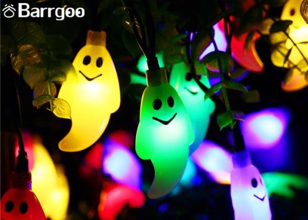 Outdoor Solar LED Christmas Lights Plastic Material IP65 8-15 Hours Lighting Time