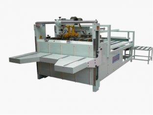 Semi Automatic Folder Gluer Machine For Corrugated Paper / Carton Box Making