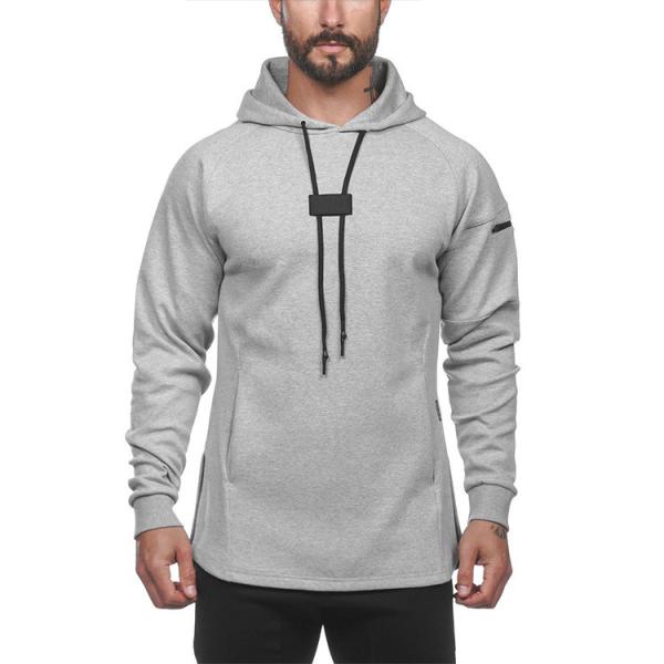 Winter 100% Cotton Polyester Sweatshirt Hoodie Solid Pattern