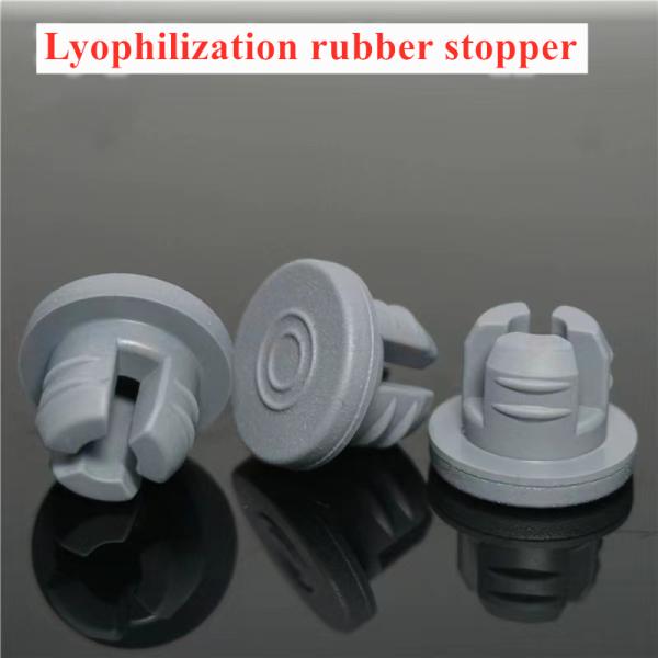 13mm 20mm 32mm Halogenated Lyophilization Medical Butyl Rubber Stopper for Glass Injection Antibiotic Bottle