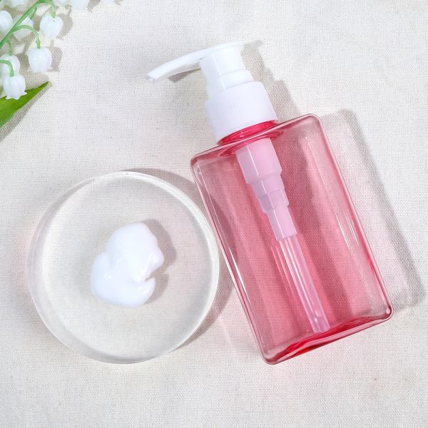 Leak-proof BPA-free Plastic Shampoo Bottle with Light-blocking Amber Design for Skin care Dispenser