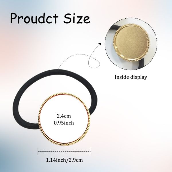 Personalized Blank Sublimation Hair Ties DIY Heat Transfer Elastic Headbands For Women Gift