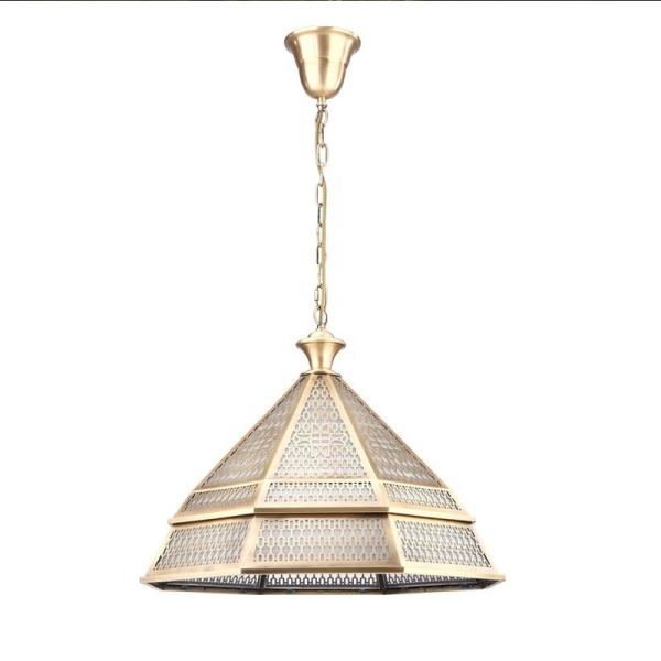 Powerful LED Copper Chandelier Luxury European Style Lighting Decorative Light Arab Muslim Vintage Style Copper Chandelier